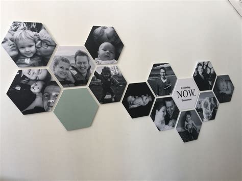 Hexagon fototegels .